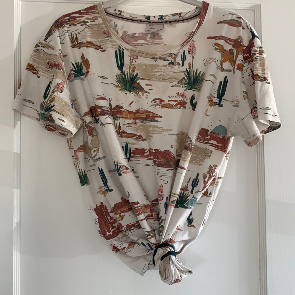 Anthropologie desert shirt